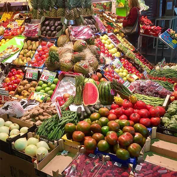 Triana Market in Seville beside the Guadalquivir River